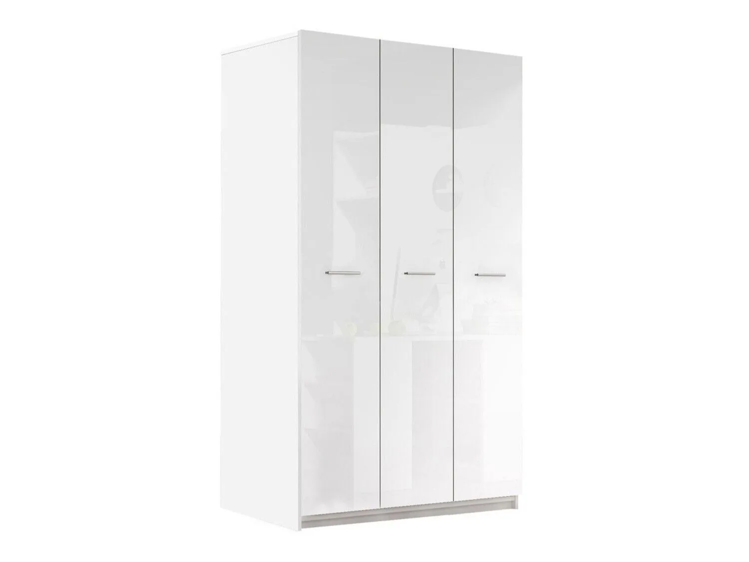 Armario Campus (Blanco + Blanco brillante)