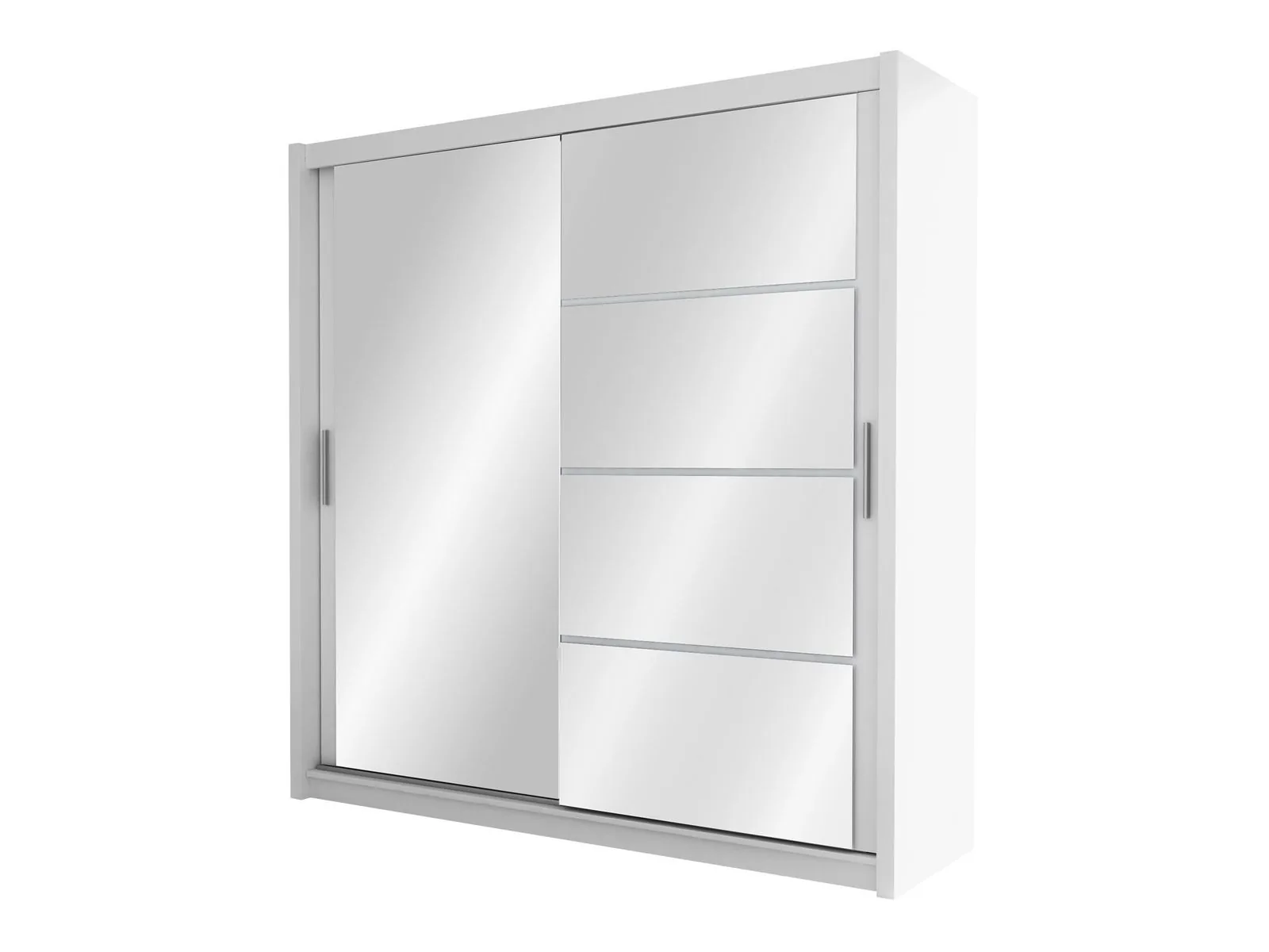 Armario Honolulu 111 (Blanco + Blanco brillante)