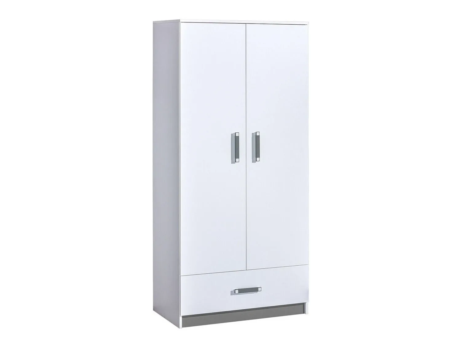 Armario Lorlare 110 (Blanco + Gris)