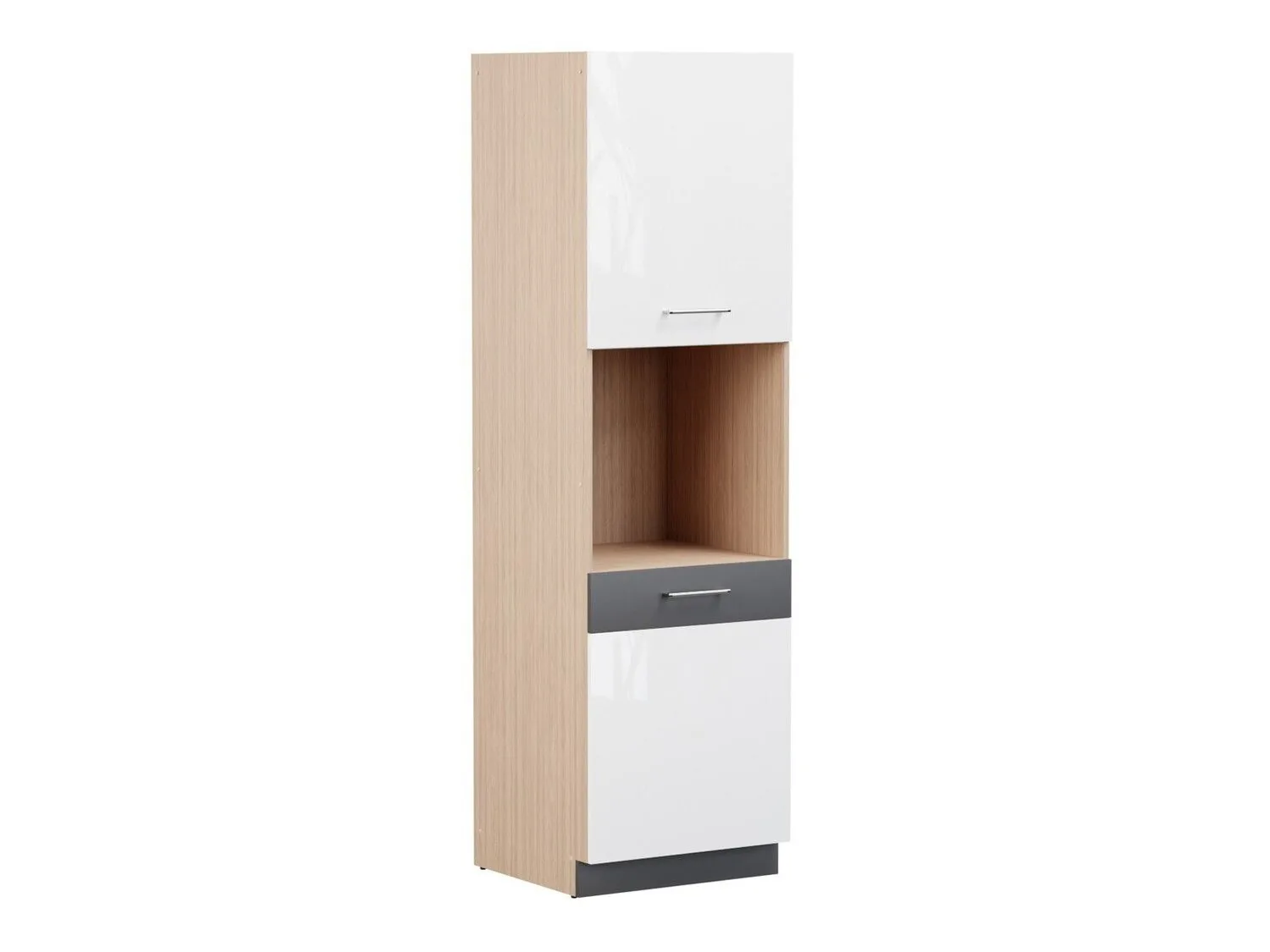 Armario modular para electrodomésticos empotrados. Mode White 125
