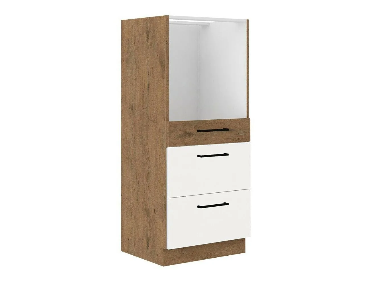 Armario modular para electrodomésticos empotrados. Wood White 102
