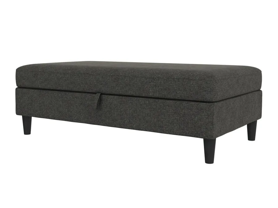 Banco tapizado Tulsa 537 (Gris)