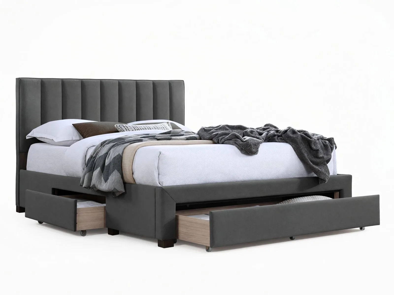 Cama Houston Fides (Gris)