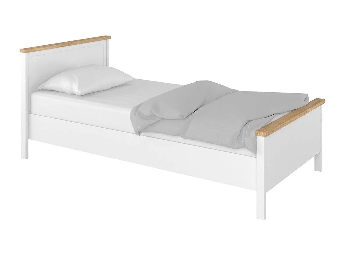 Cama Romelbo 148 (Blanco + Roble)