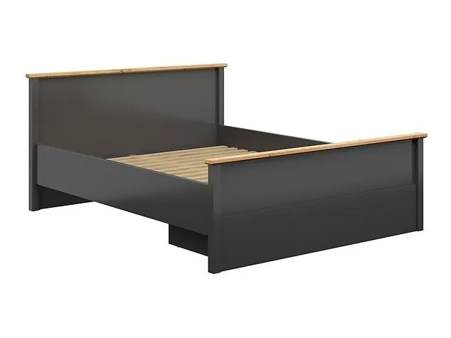 Cama Sordoro 110 (Grafito + Roble Artisan)