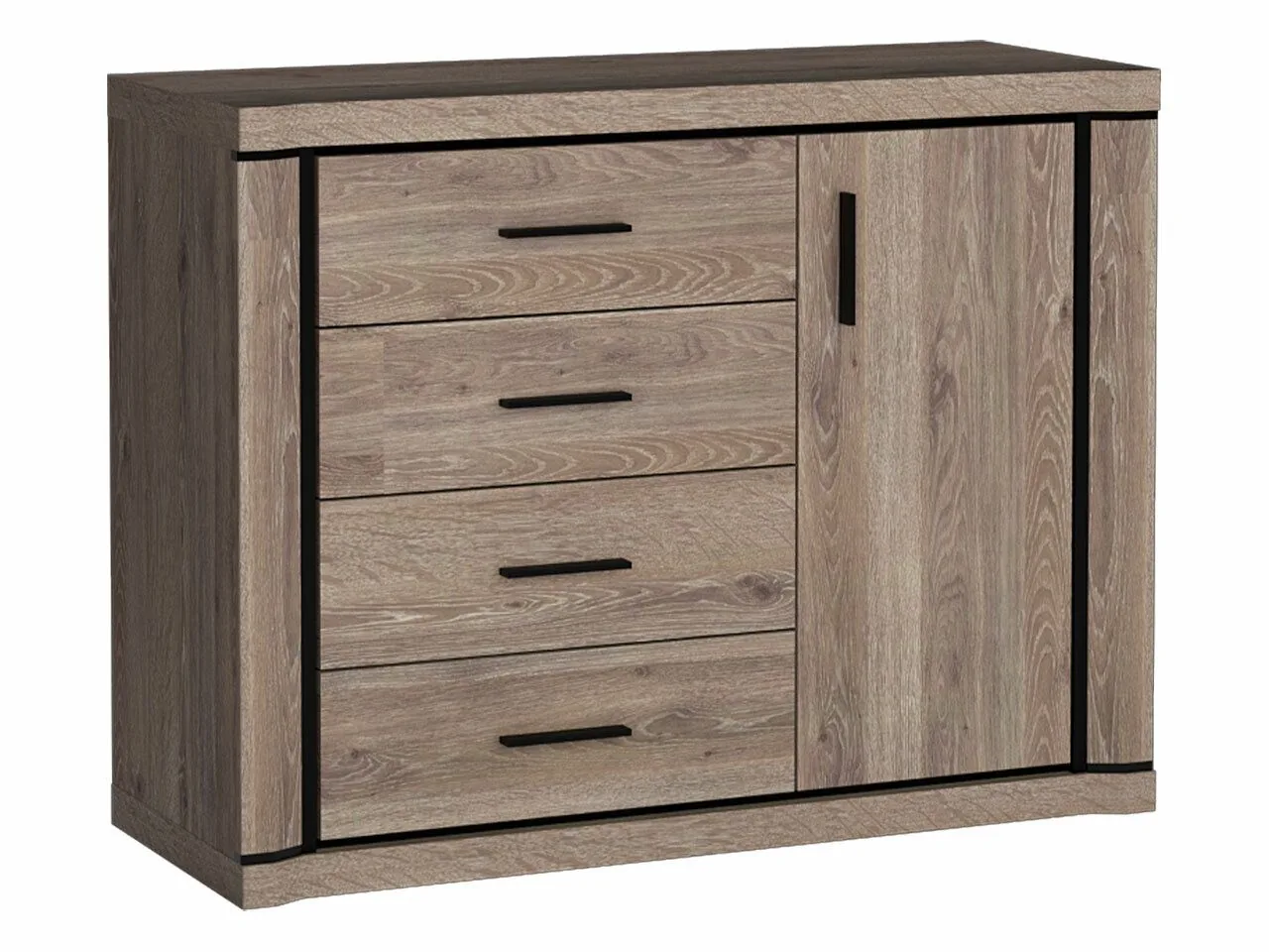 Cómoda Lorelie 102 (Trufa roble)