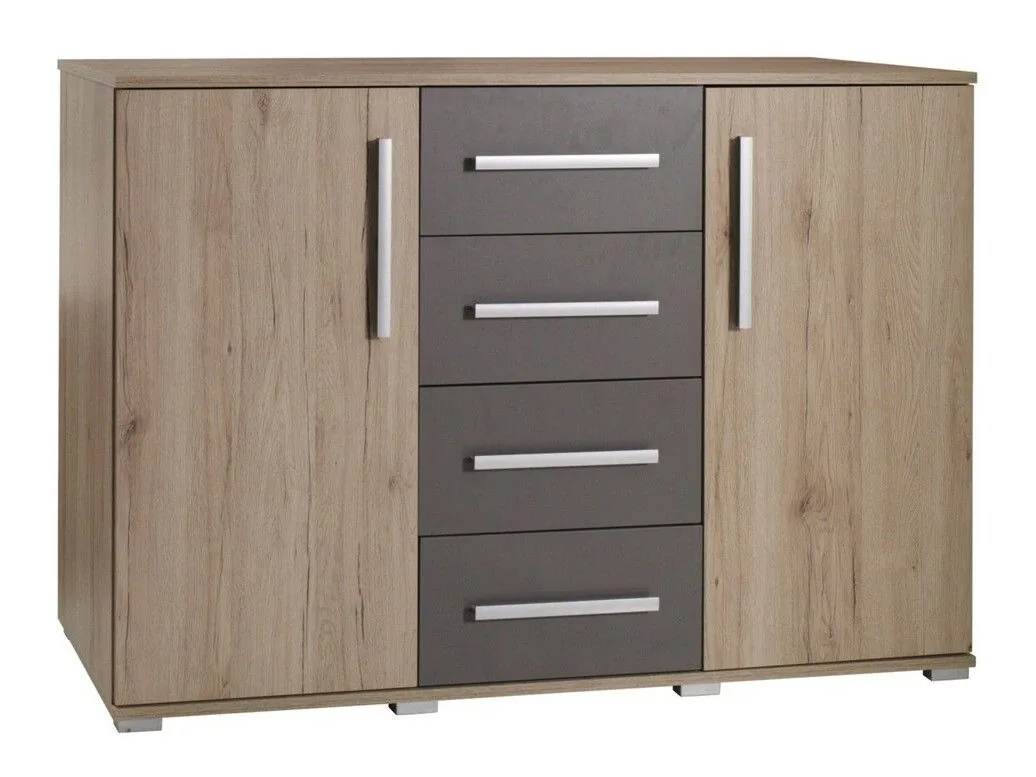 Cómoda Murrieta 148 (Roble sanremo + Gris)
