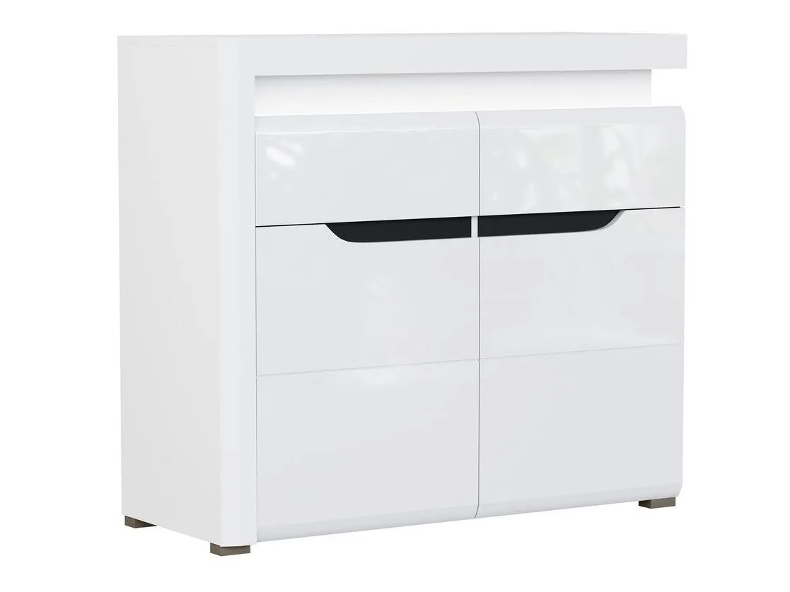 Cómoda Revelmi 102 (Blanco brillante + Blanco)