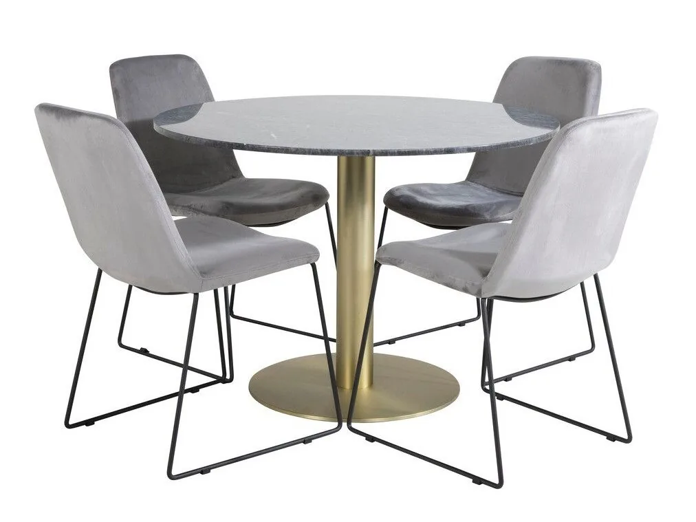Conjunto de mesas y sillas para comedor Dallas 1217