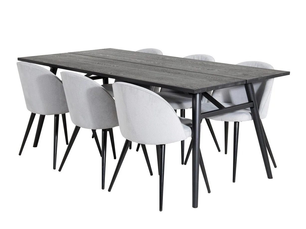 Conjunto de mesas y sillas para comedor Dallas 1822