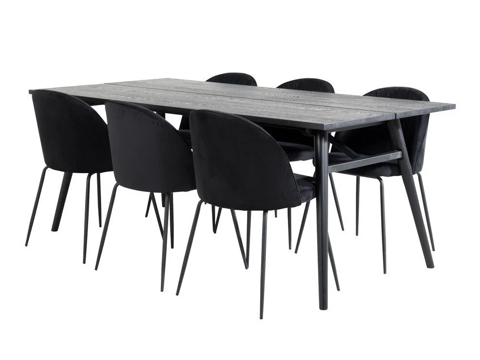 Conjunto de mesas y sillas para comedor Dallas 1824