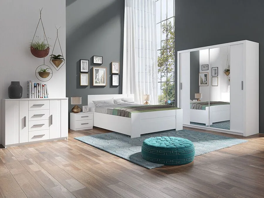 Conjunto de dormitorio Catromi 114 (Blanco)