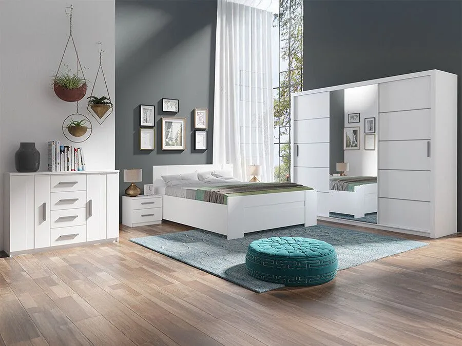 Conjunto de dormitorio Catromi 116 (Blanco)