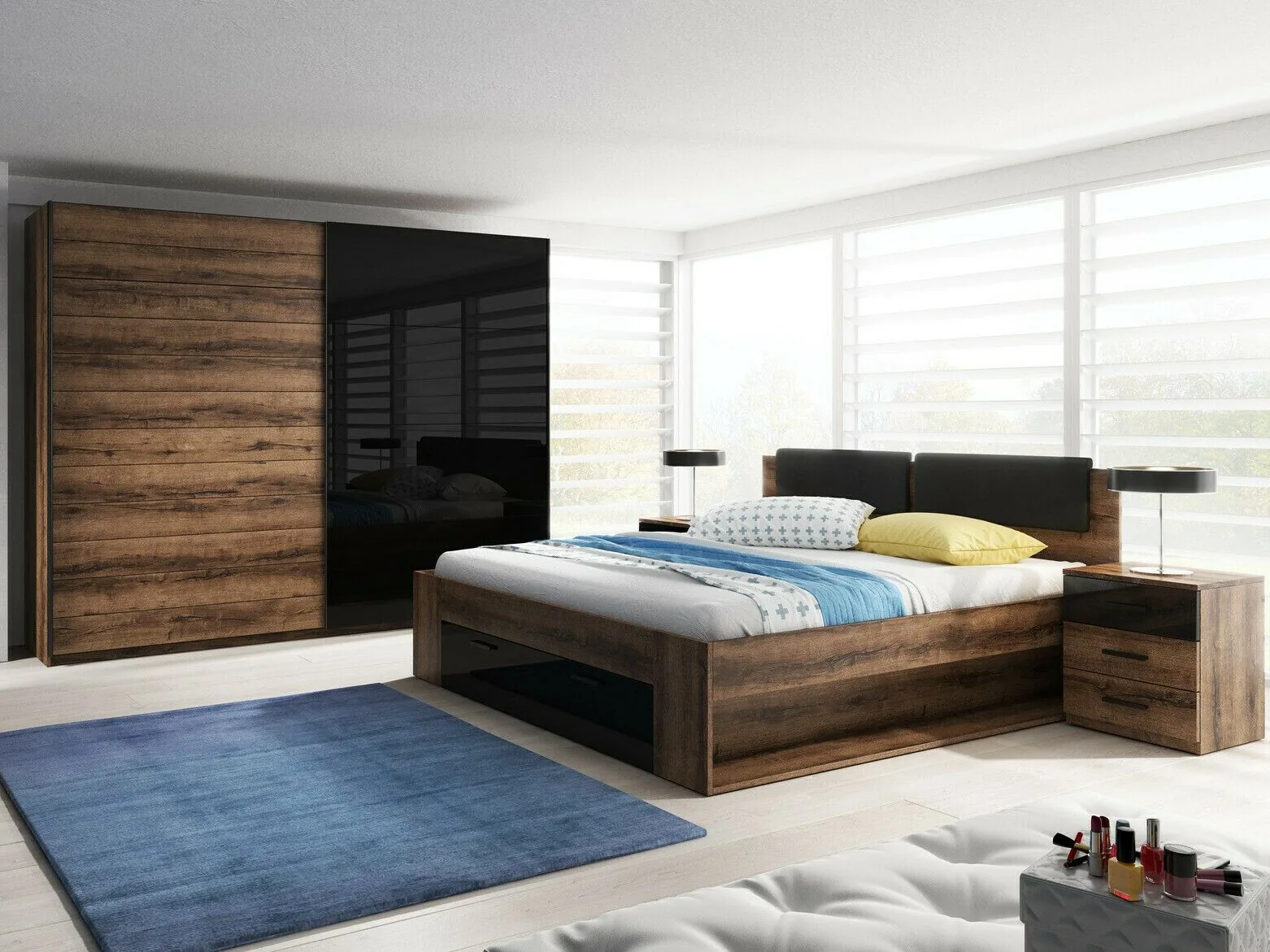 Conjunto de dormitorio Levruvu 109