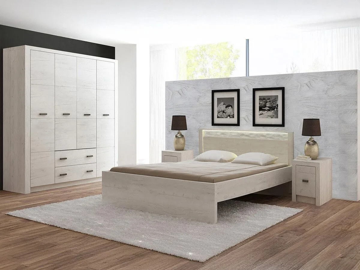 Conjunto de dormitorio Serfeno 120 (Arte blanco)