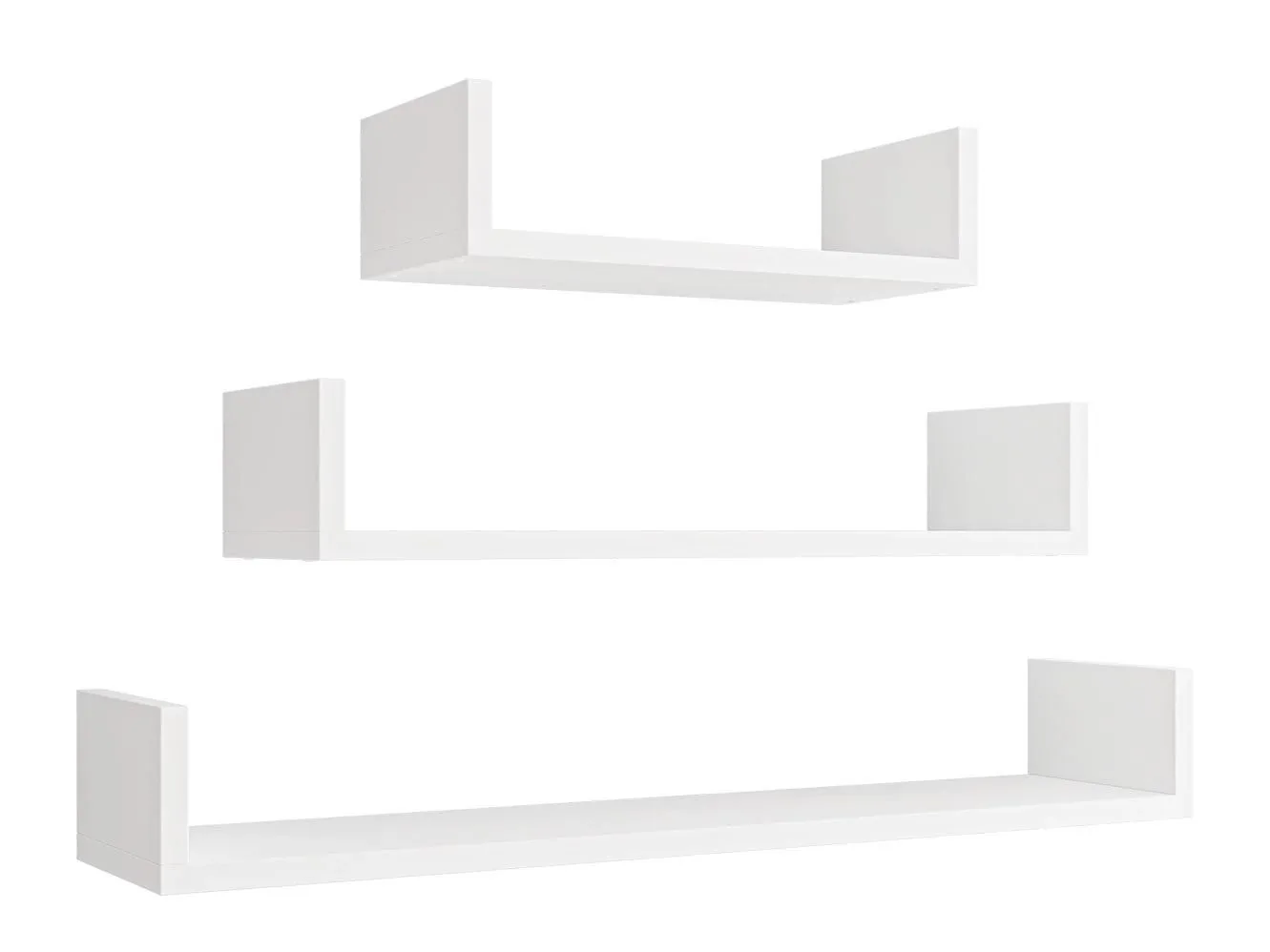 Conjunto de estanterías colgantes Lexicon (Blanco)