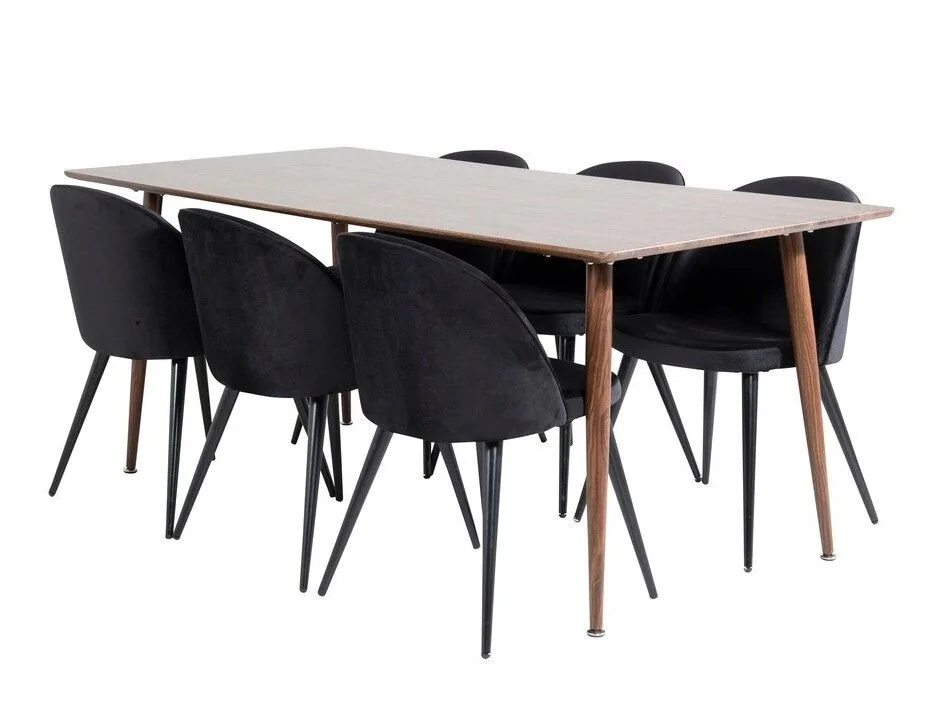 Conjunto de mesas y sillas para comedor Dallas 1883