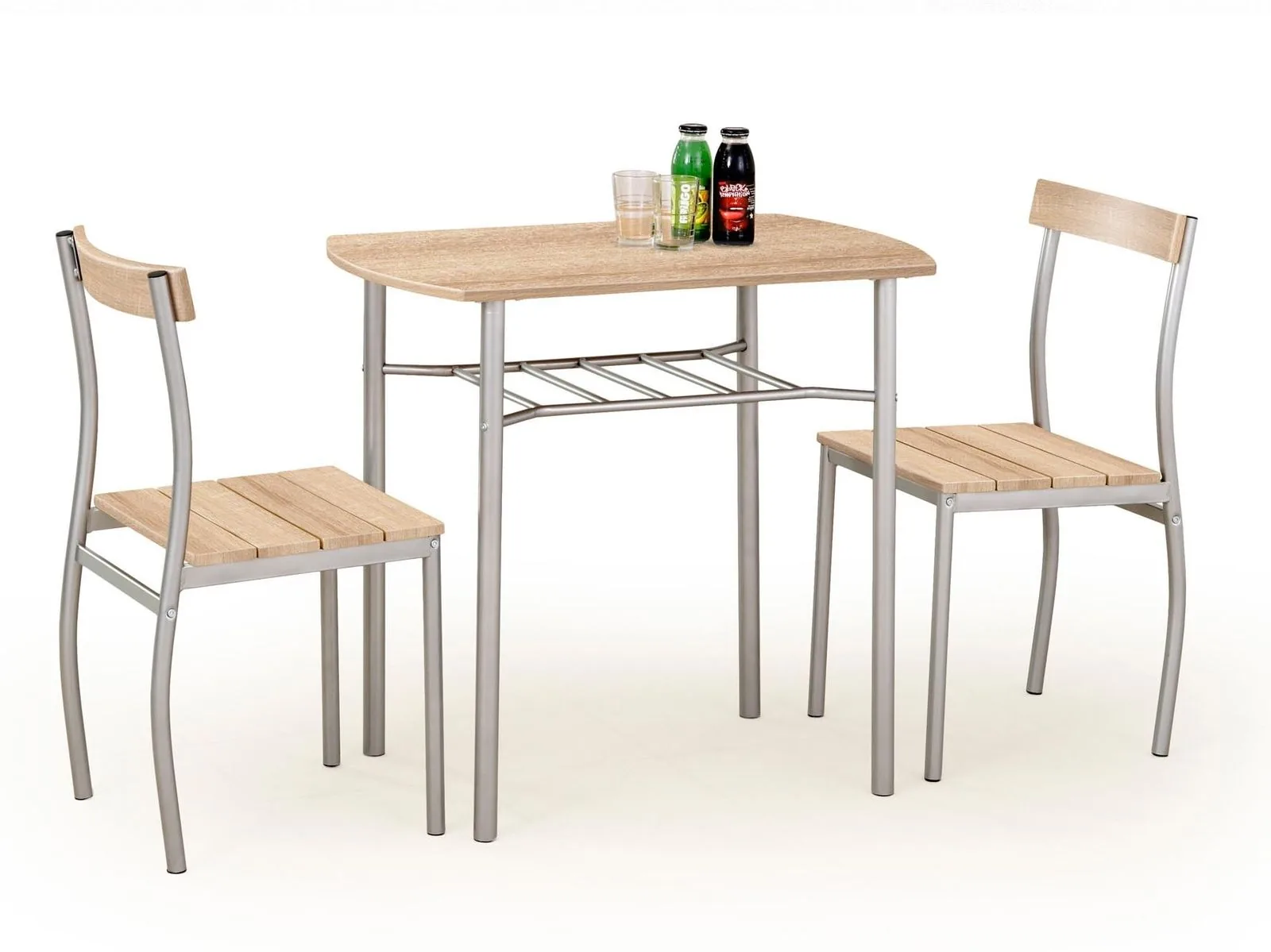 Conjunto de mesas y sillas para comedor Houston 127 (Roble Sonoma)