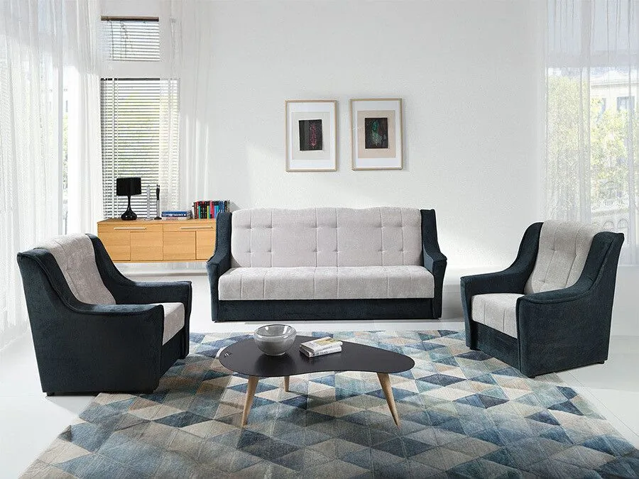 Conjunto de muebles tapizado Providence 110 (Ibiza 17 + Ibiza 15)