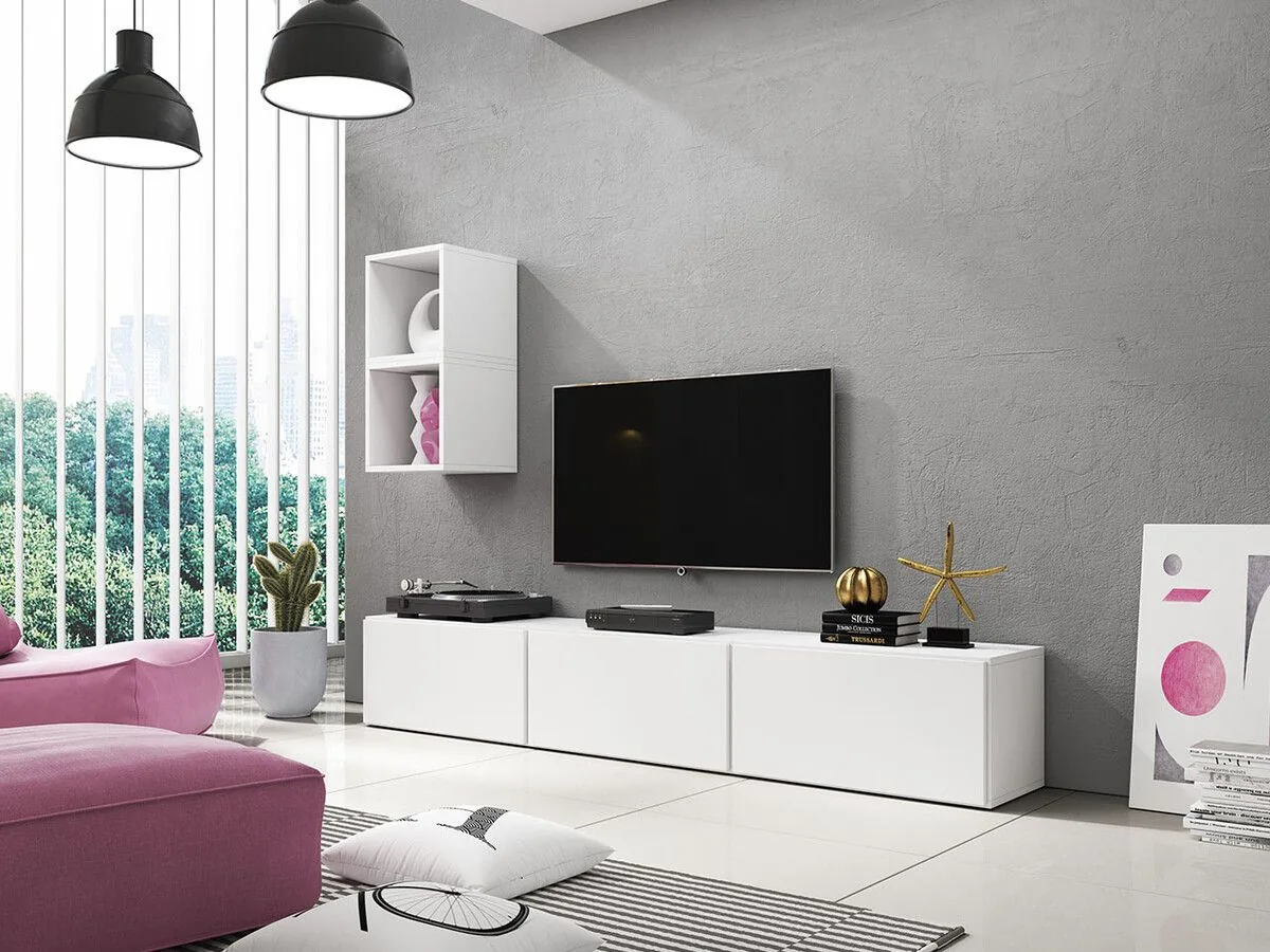 Conjunto de salón Corbele 112 (Blanco)