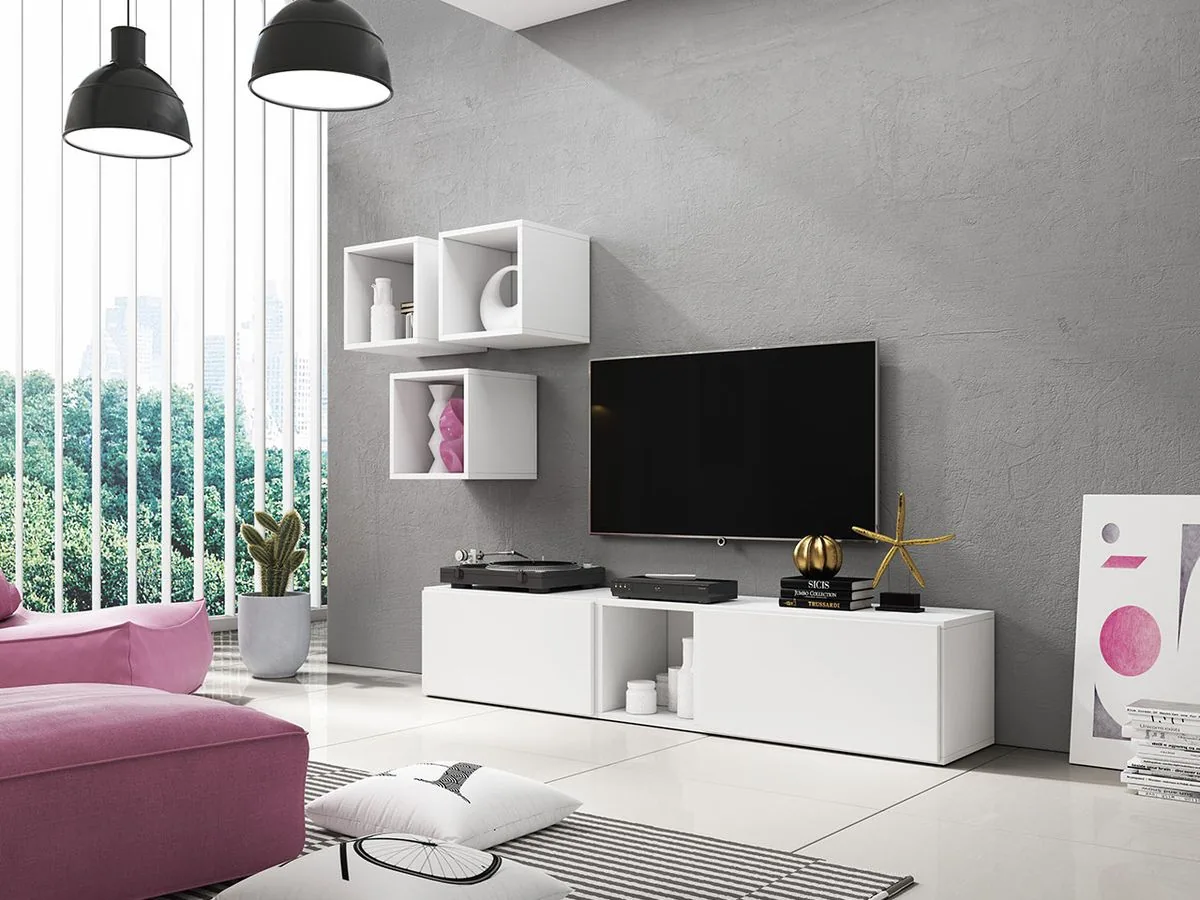 Conjunto de salón Corbele 113 (Blanco)