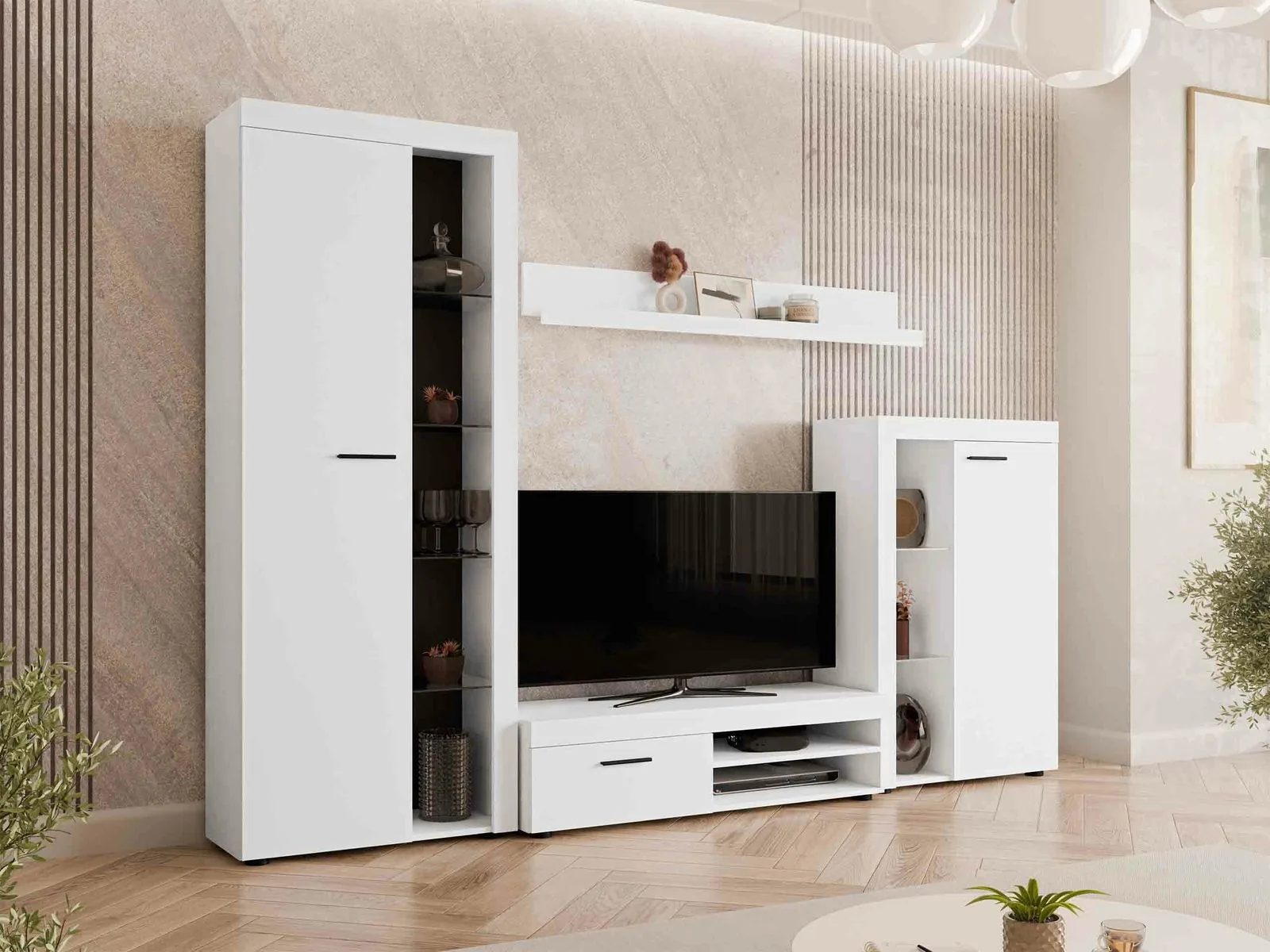 Conjunto de salón Univio (Blanco)