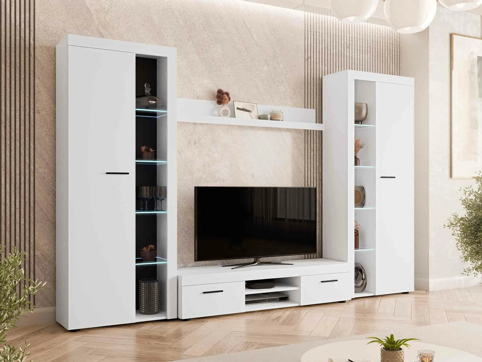 Conjunto de salón Univio II (Blanco)