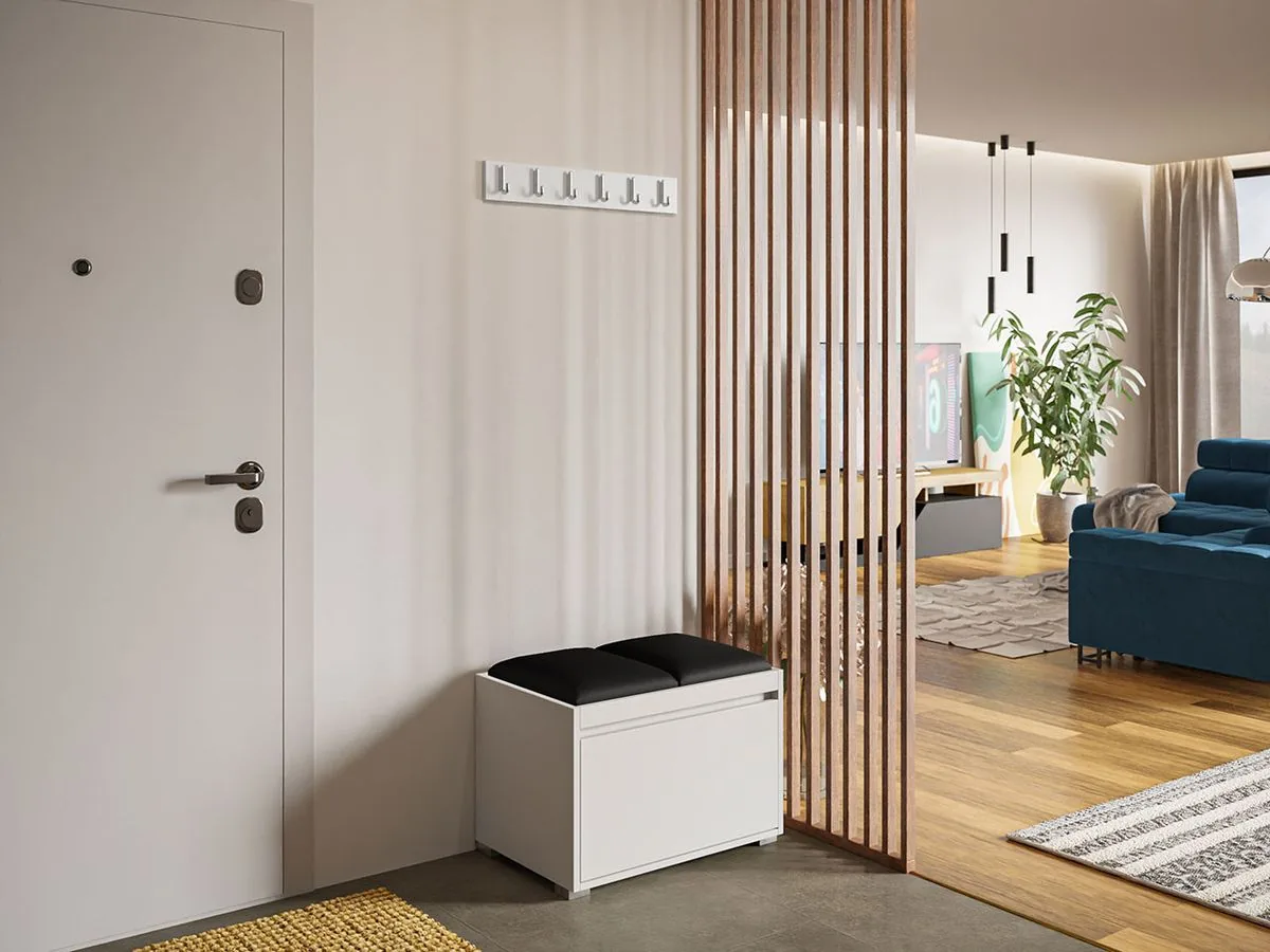 Conjunto para recibidor Comfivo Pinus VI (Blanco + Soft 011)