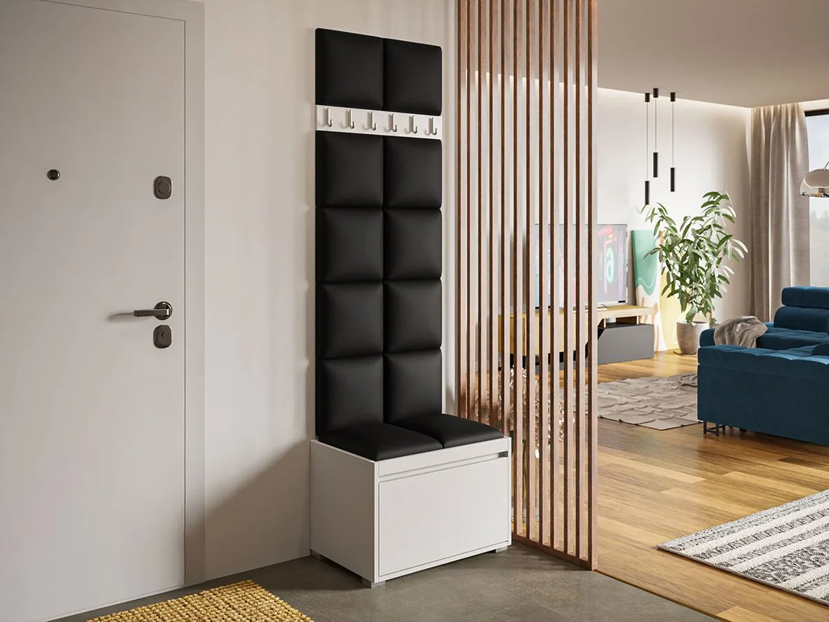 Conjunto para recibidor Comfivo Pinus VII (Blanco + Soft 011)
