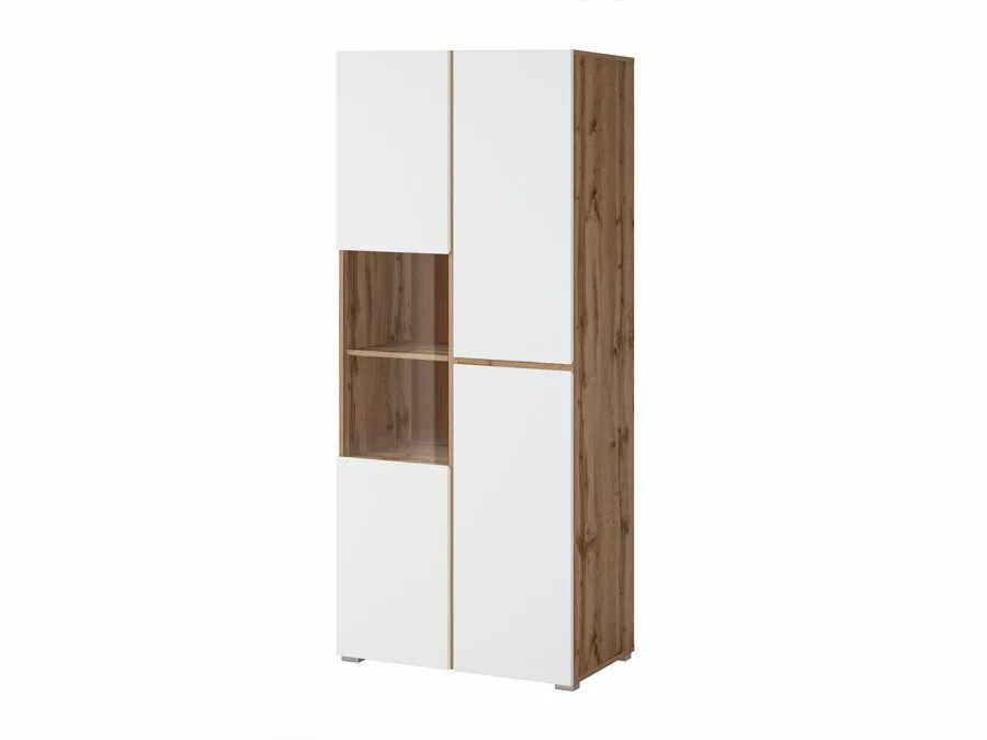 Estantería Alfere 110 (Roble wotan + Blanco)