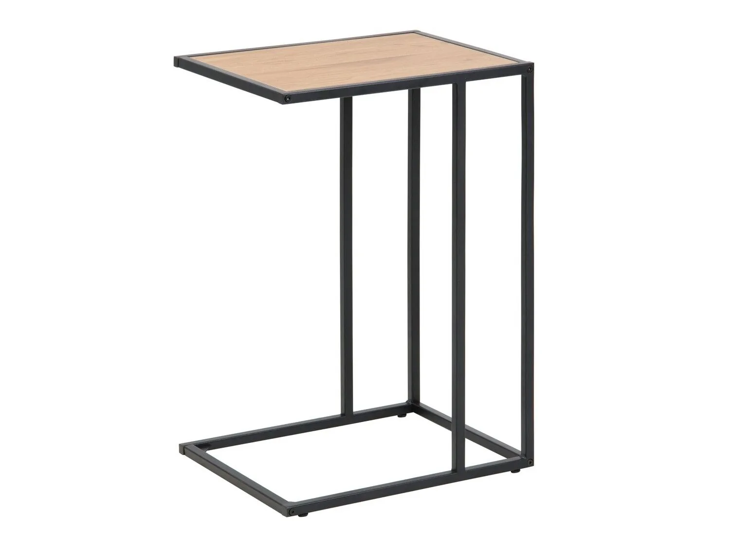 Mesa auxiliar Norsica Sevferi 127 (Roble salvaje + Negro)