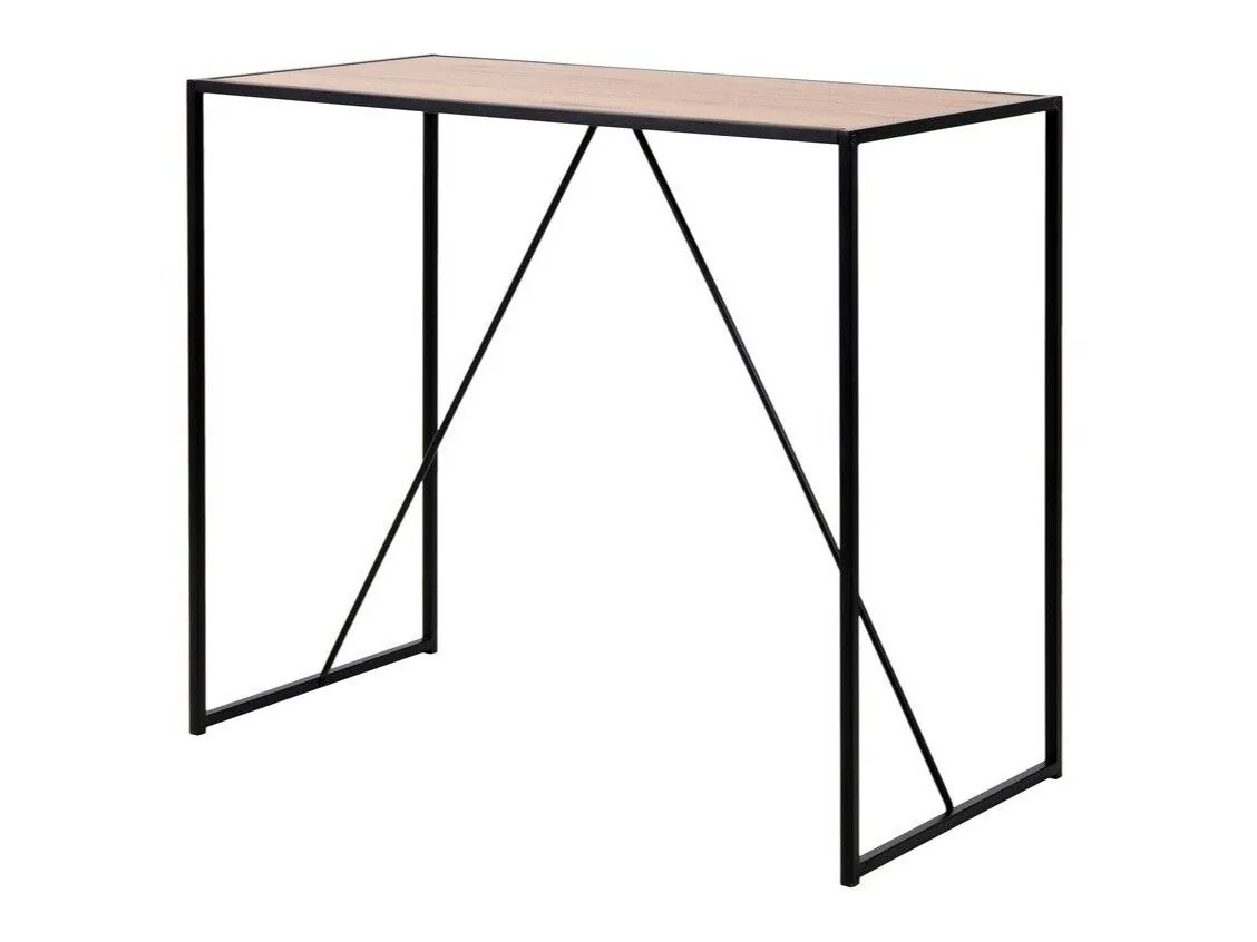 Mesa de bar Norsica Sevferi 162 (Negro + Roble salvaje)