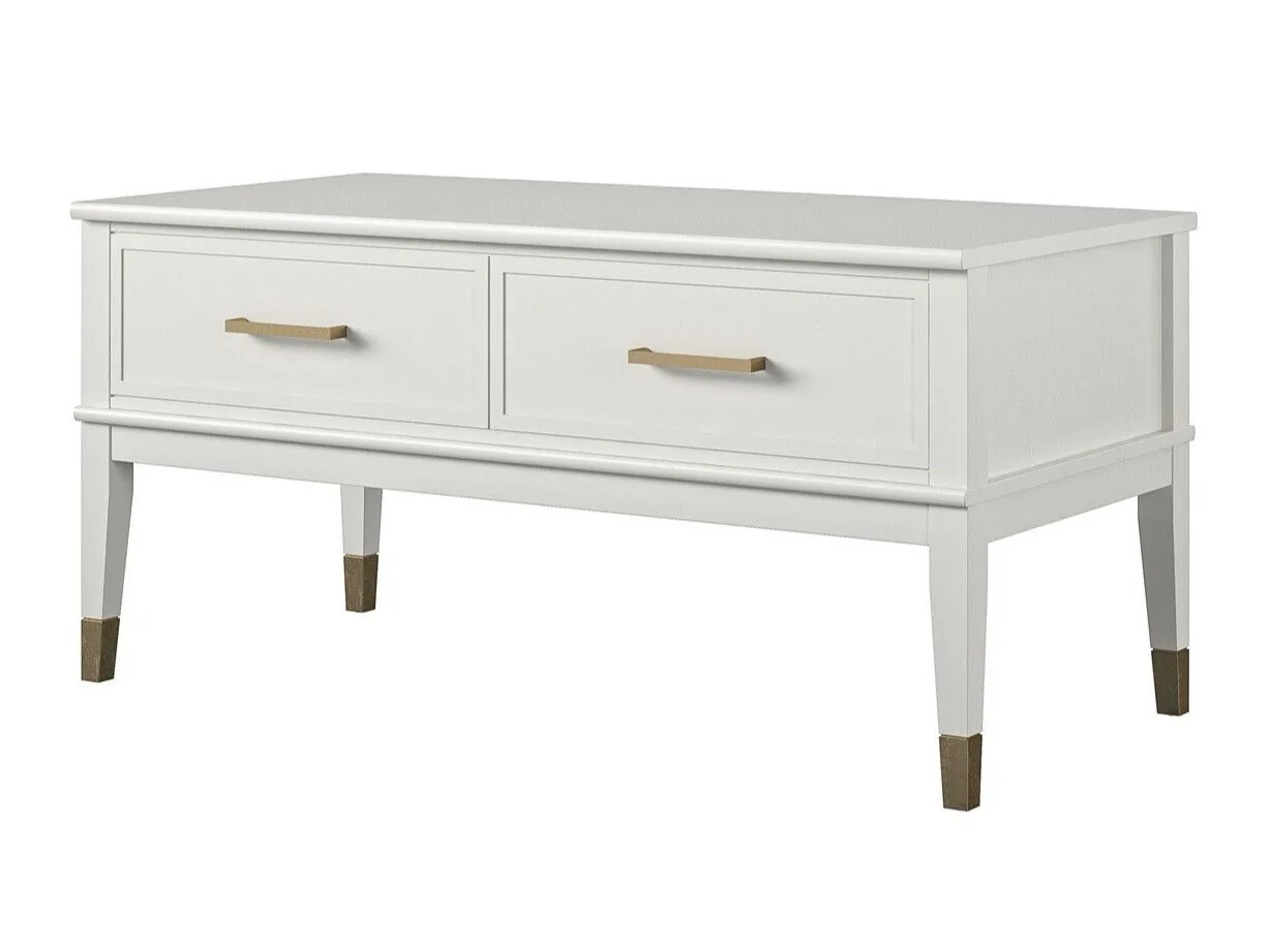 Mesa de centro convertible Belromu 105 (Blanco)