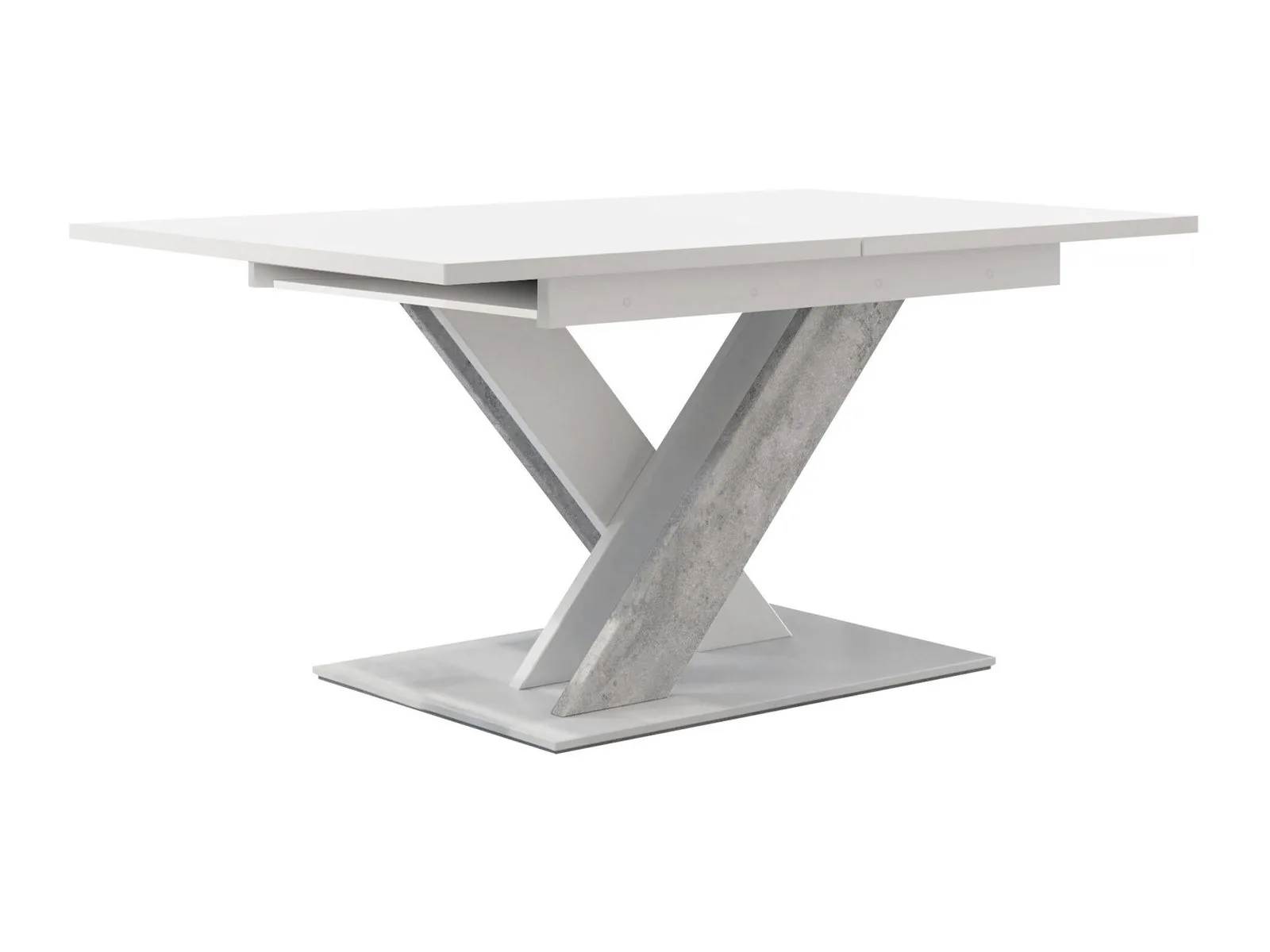 Mesa Decium (Blanco + Hormigón)