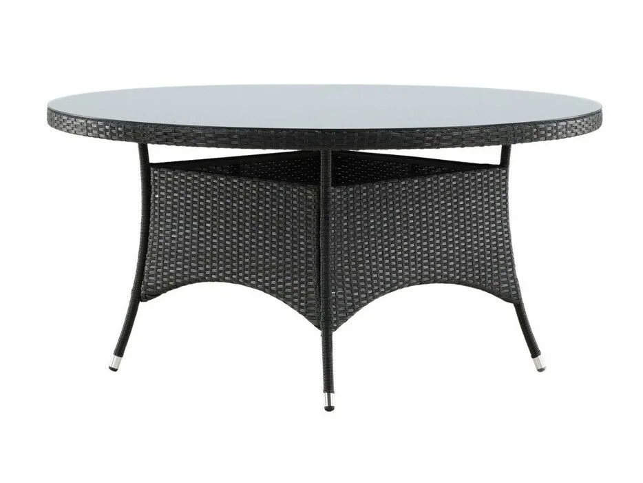 Mesa para exterior Dallas 667 (Negro + Gris)