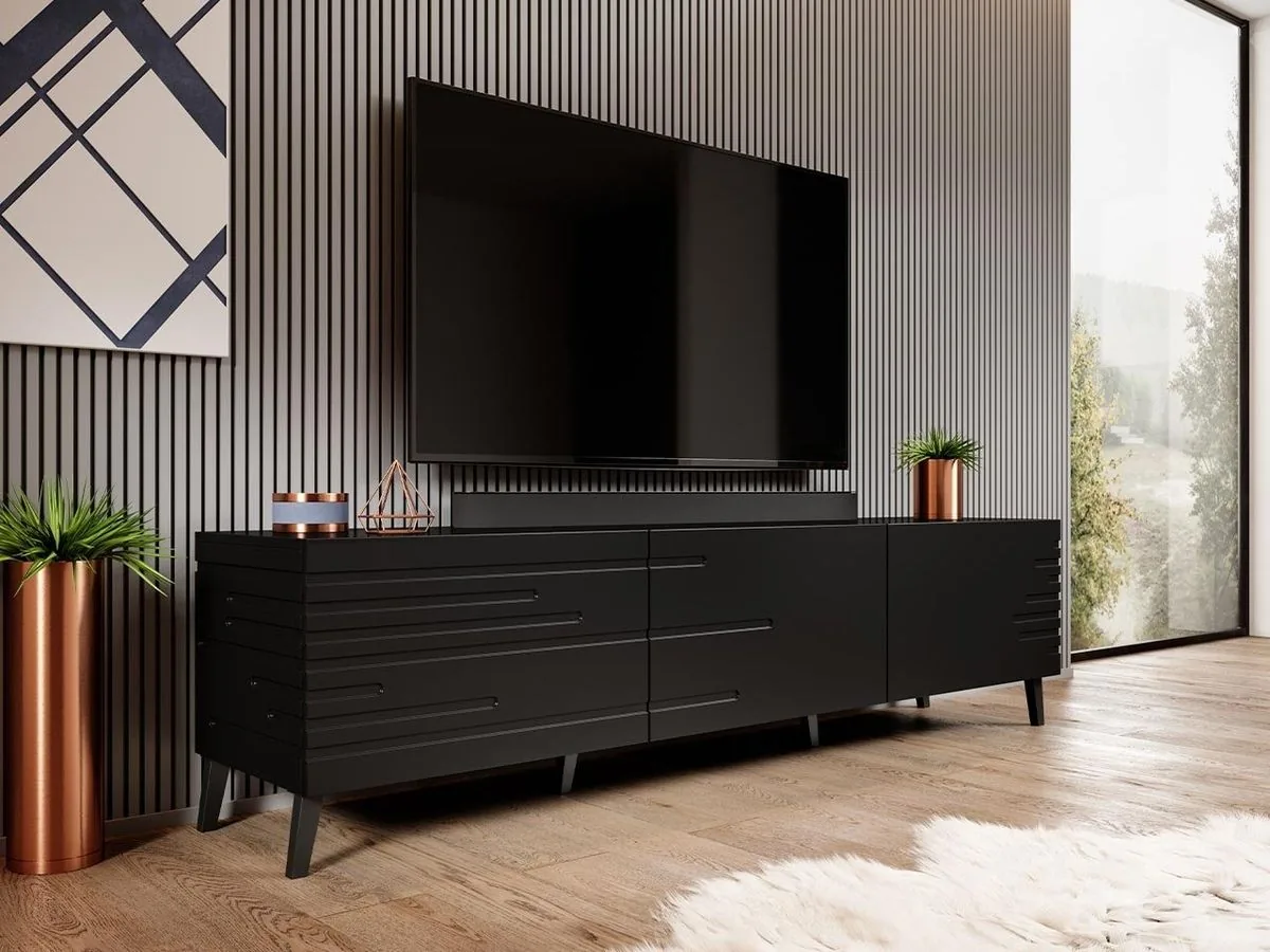 Mueble TV Charlotte 142 (Negro)