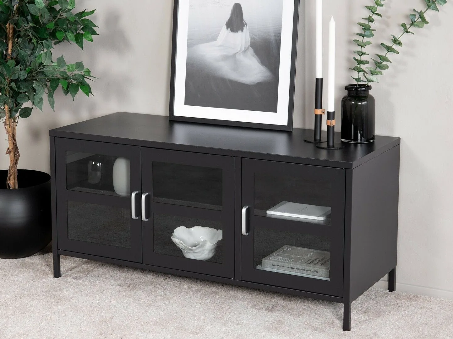 Mueble TV Dallas 209 (Negro)