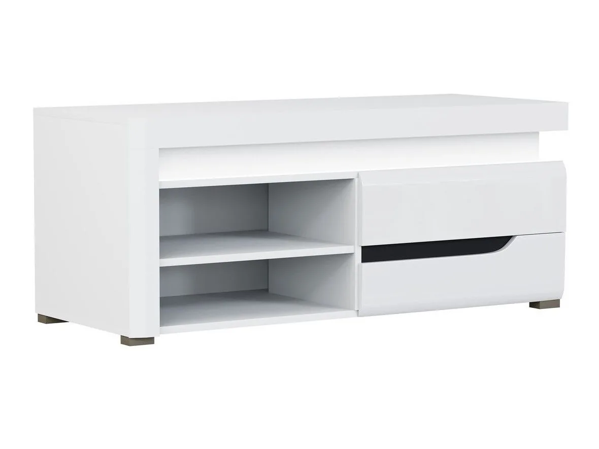 Mueble TV Revelmi 100 (Blanco brillante + Blanco)