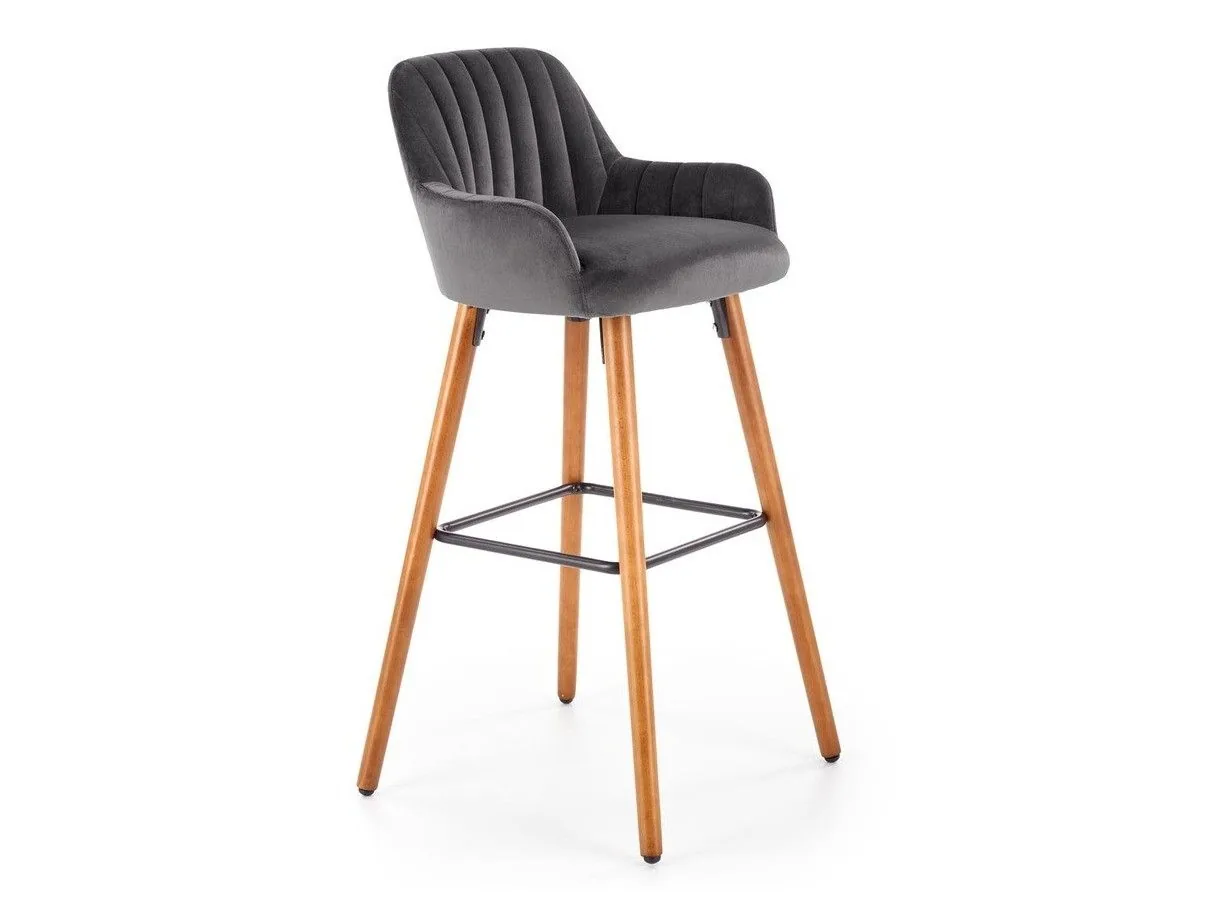 Silla de barra Houston 844 (Gris + Marrón)