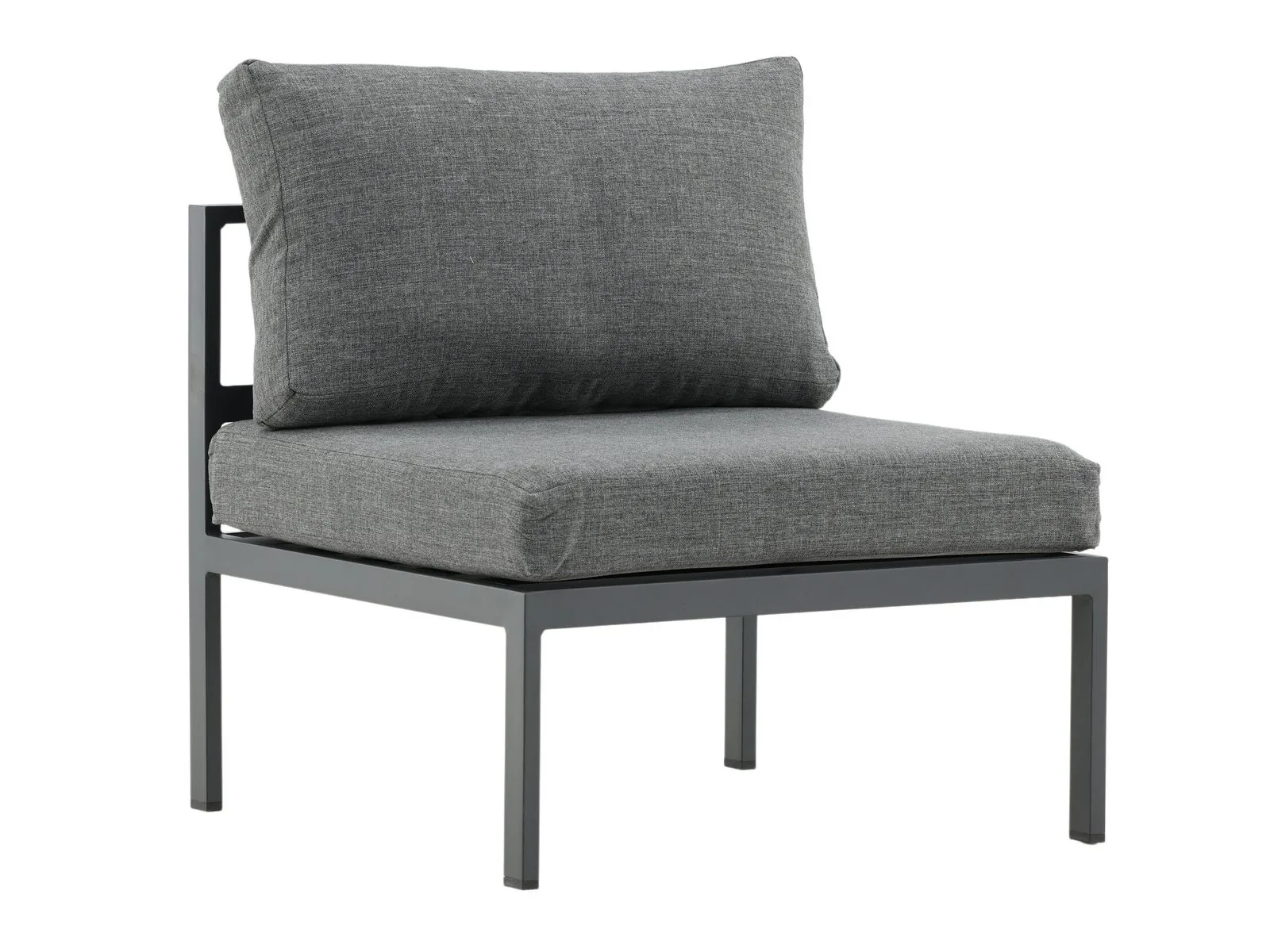Sillón plara exterior Camorlo 100 (Gris + Negro)