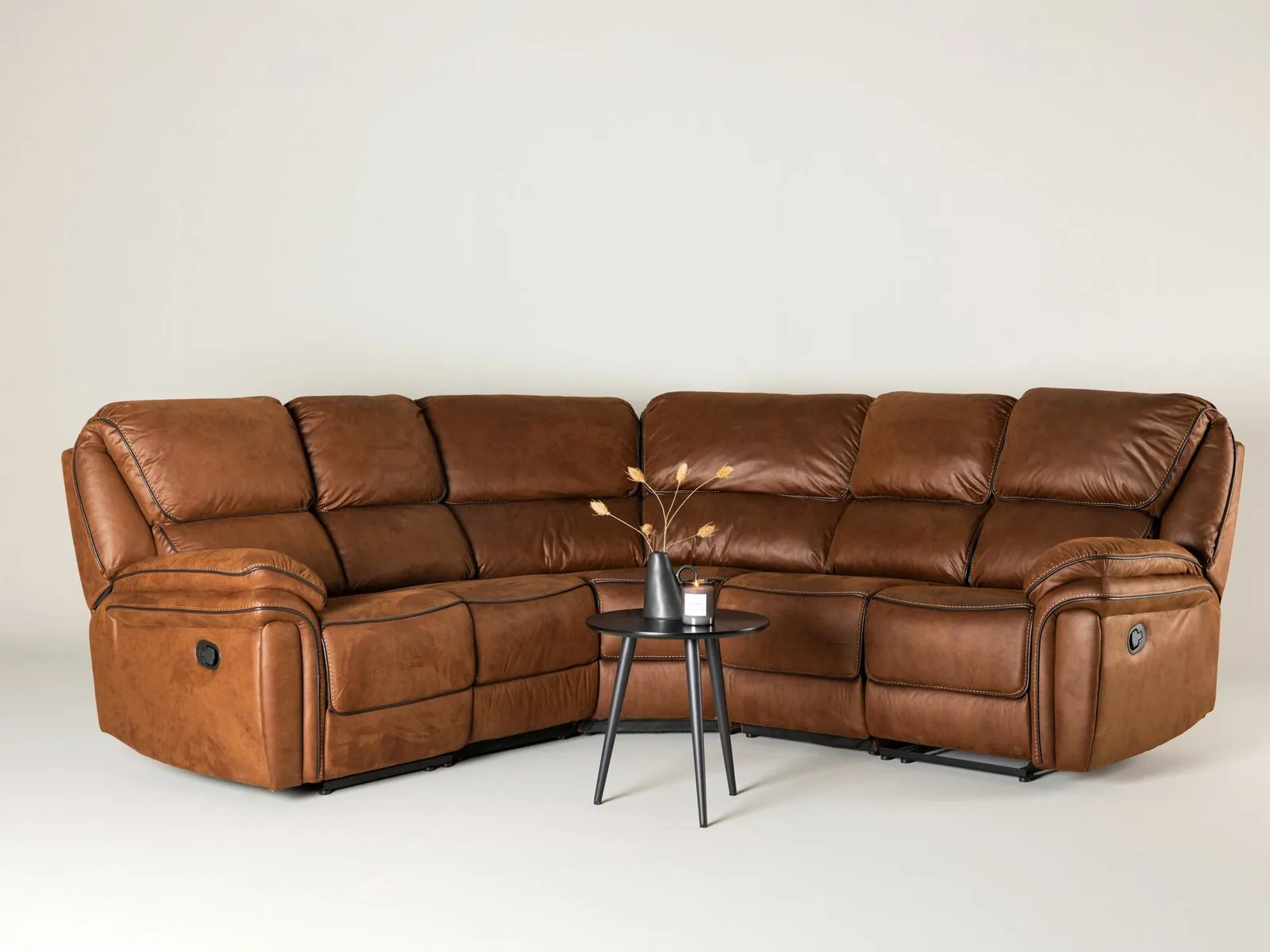 Sillón reclinable de ángulo suave Dallas 4723 (Marrón)