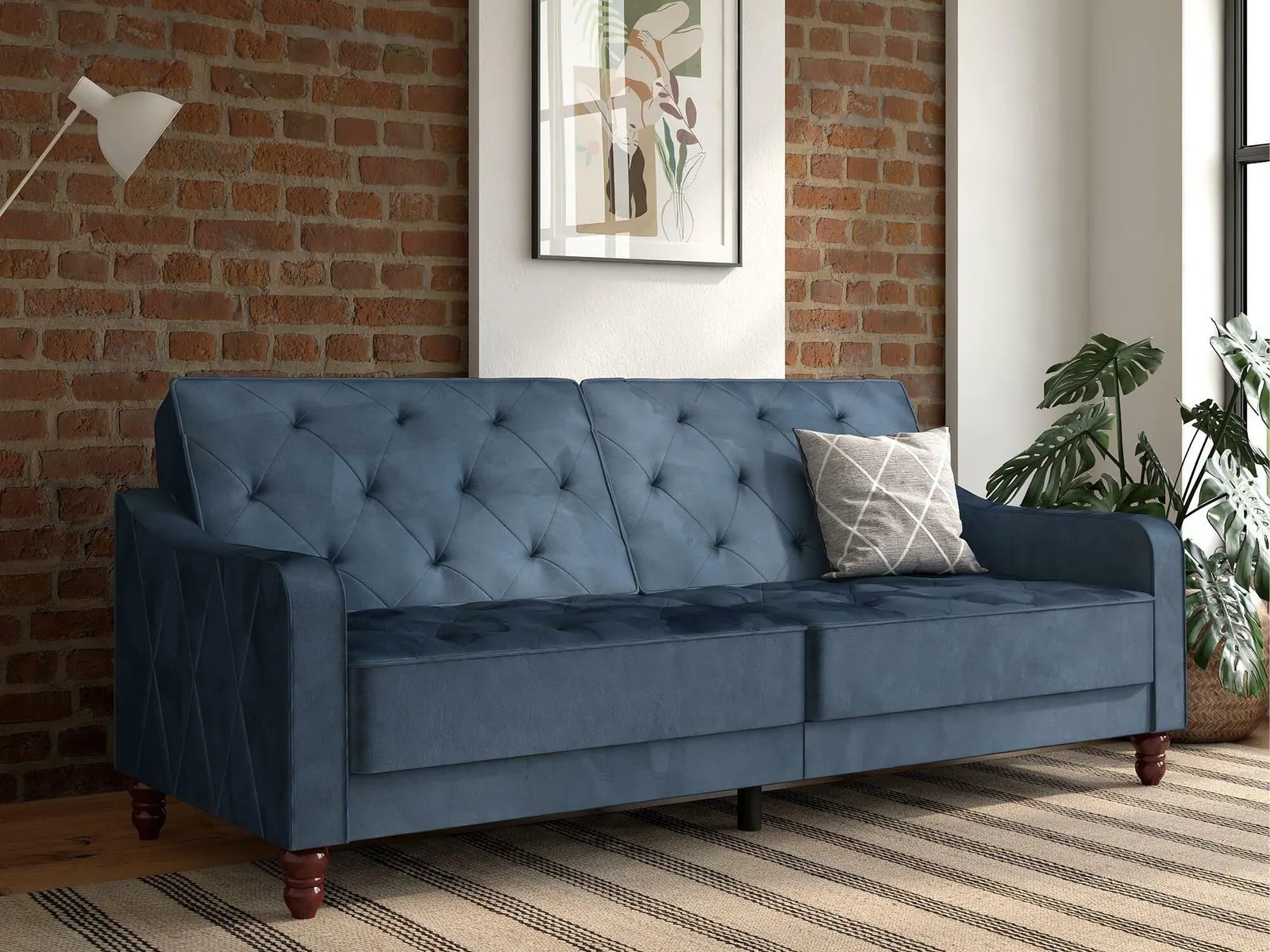 Sofá cama Novogratz 109 (Azul)
