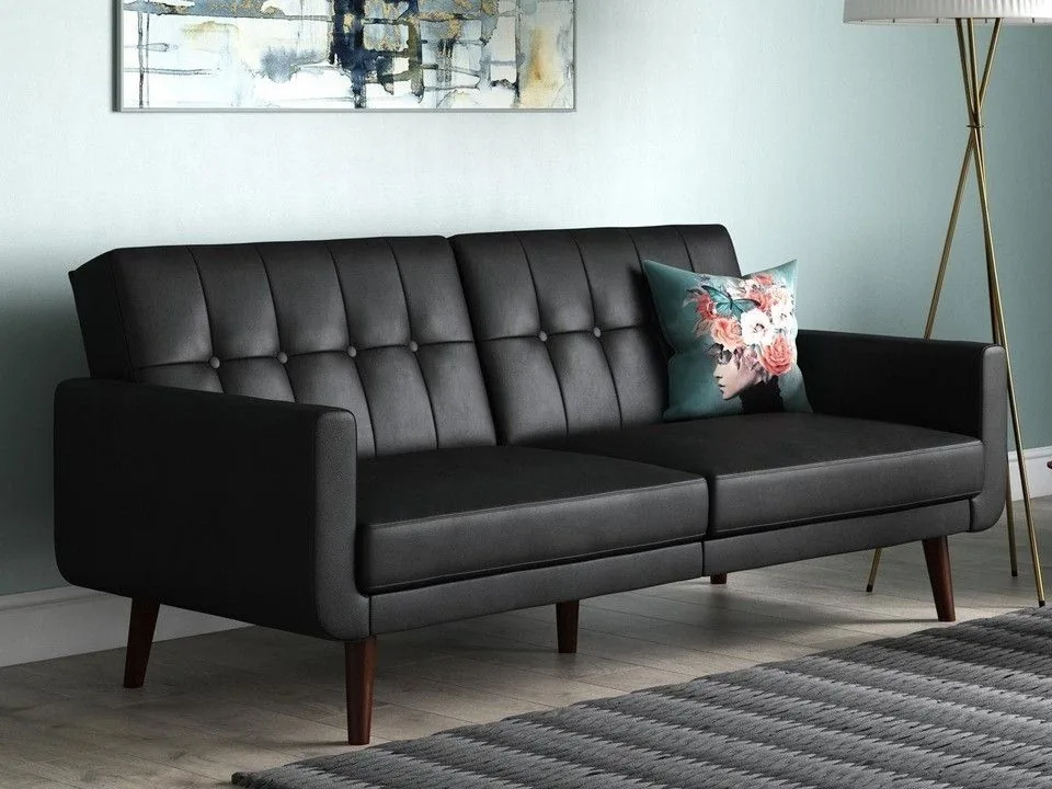 Sofá cama Tulsa 117 (Negro)