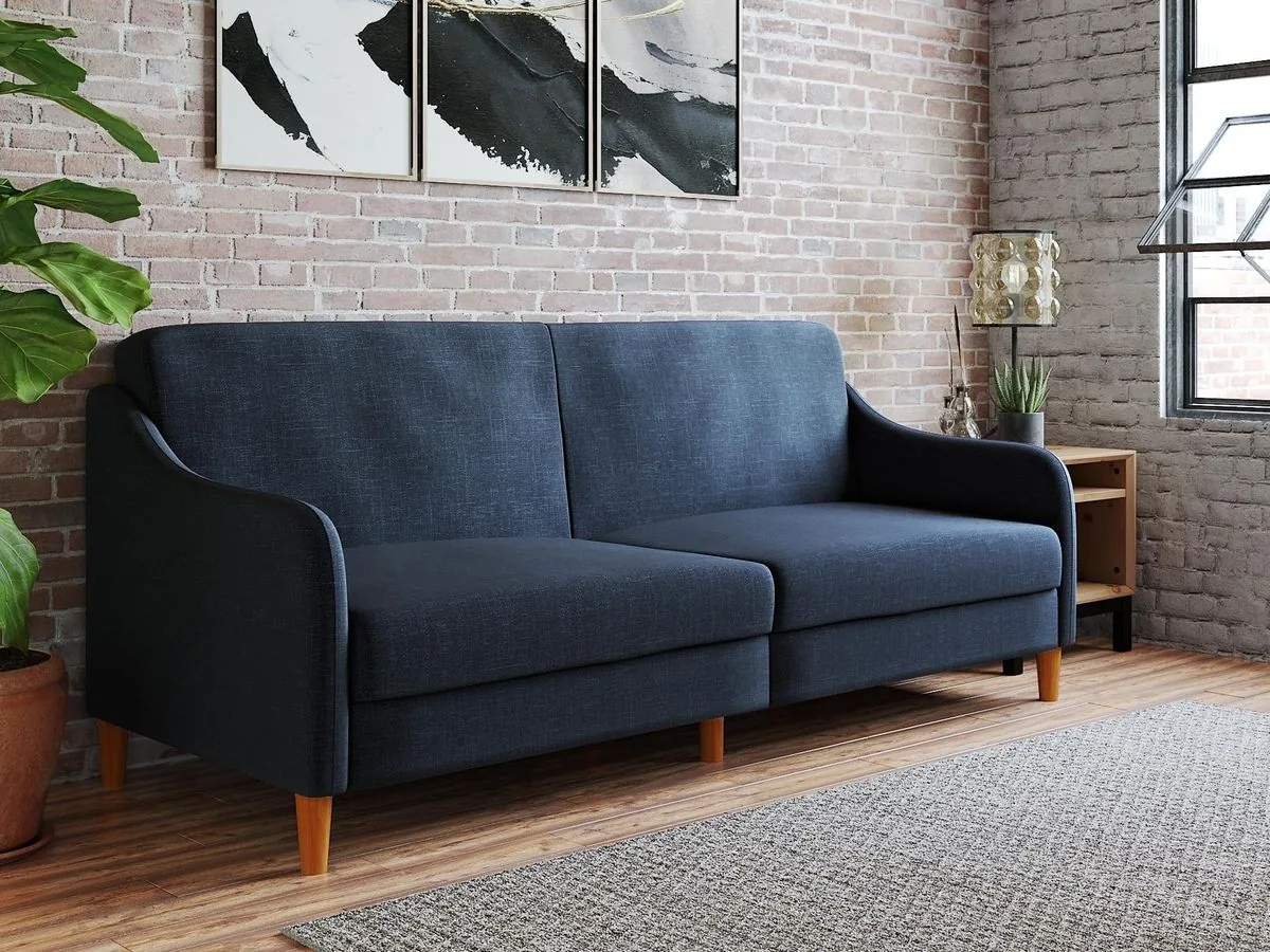 Sofá cama Tulsa 120 (Azul oscuro)