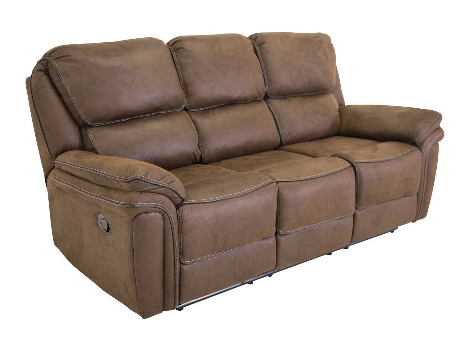 Sofá reclinable Dallas 4724 (Marrón)