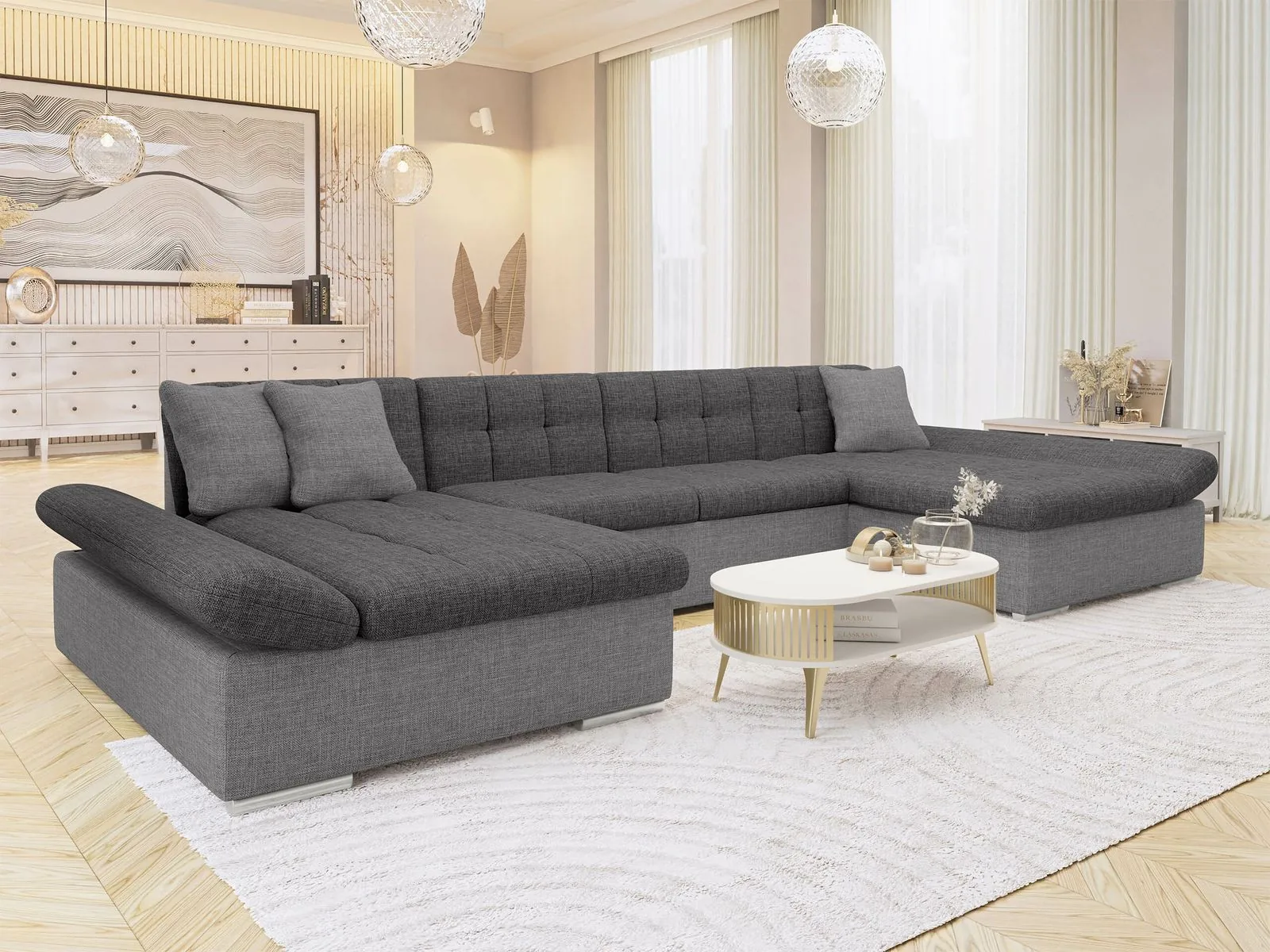 Sofá rinconero Comfivo Ficus I (Lux 05 + Lux 06)