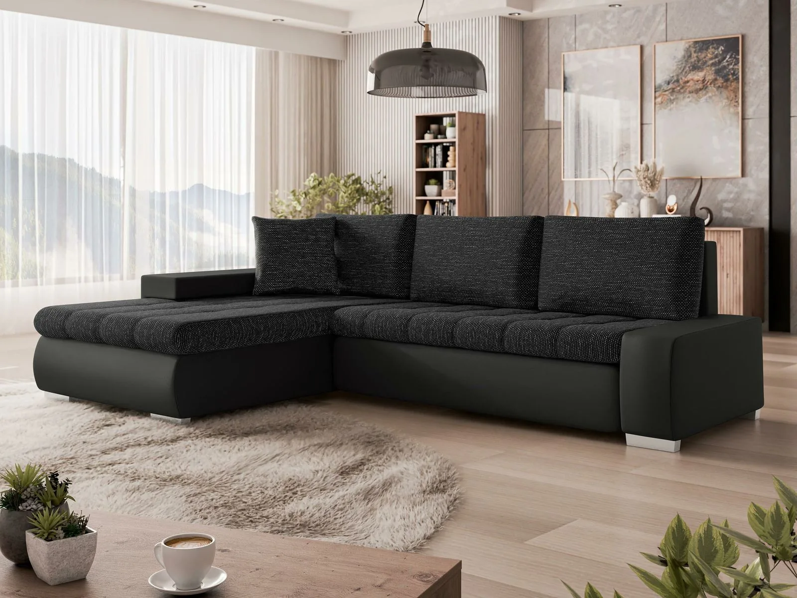 Sofá rinconero Comfivo Nitor (Soft 011 + Lawa 06)