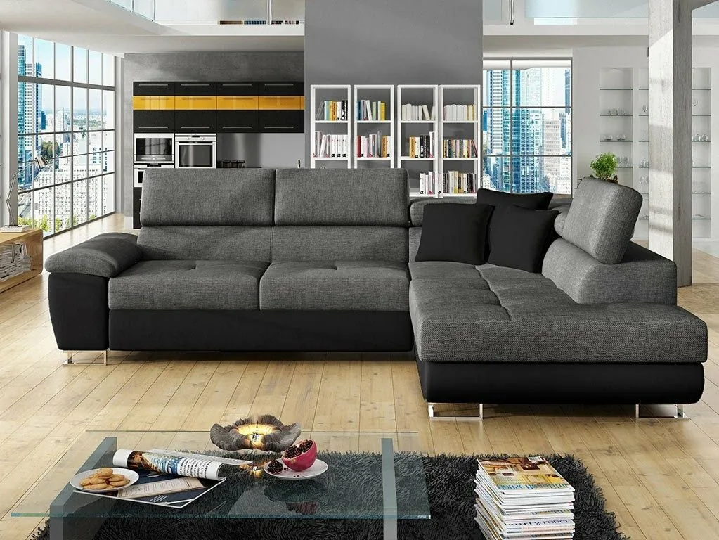 Sofá rinconero Comfivo Ruta III (Soft 011 + Lux 06)