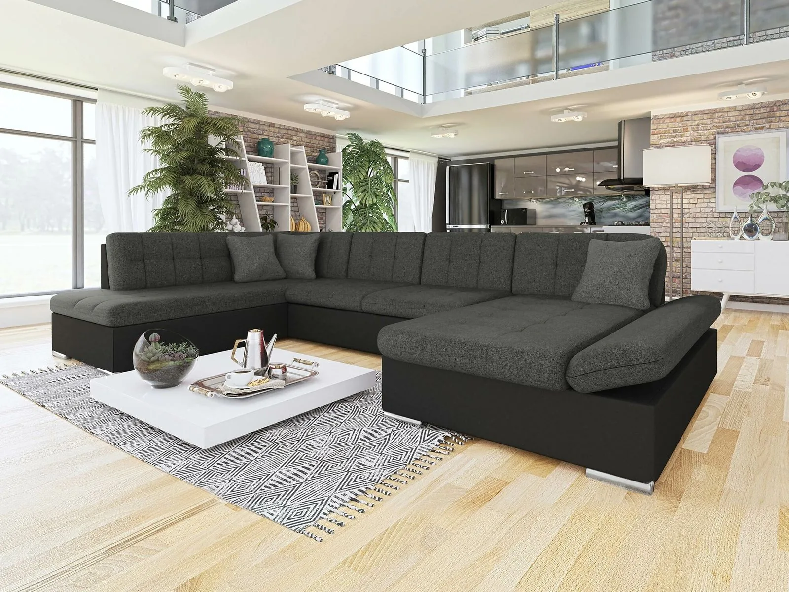 Sofá rinconero Comfivo Tilia (Soft 011 + Lux 06 + Lux 05)